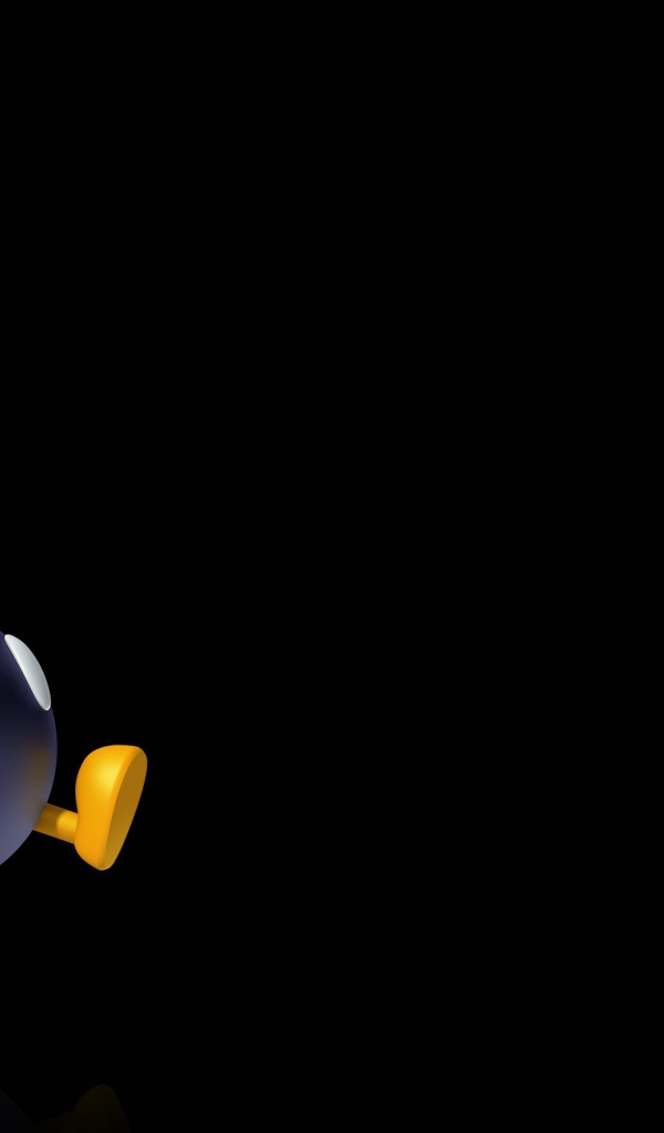 Заводная бомба на черном фоне