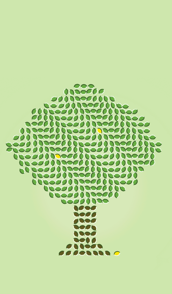 Дерево оптическая иллюзия