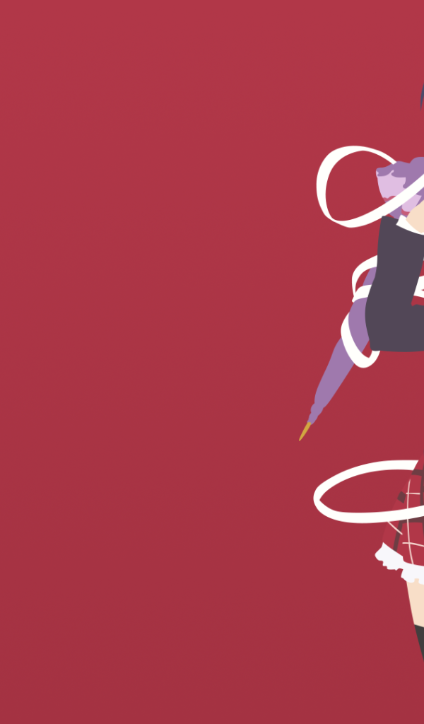 Мир аниме, розовый фон