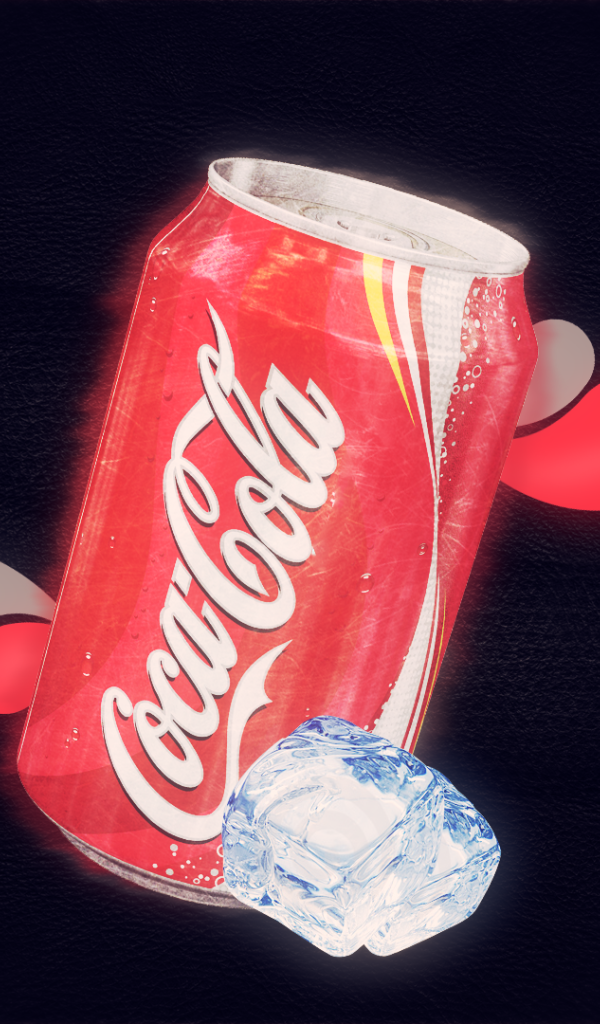 Банка холодной Кока-Колы