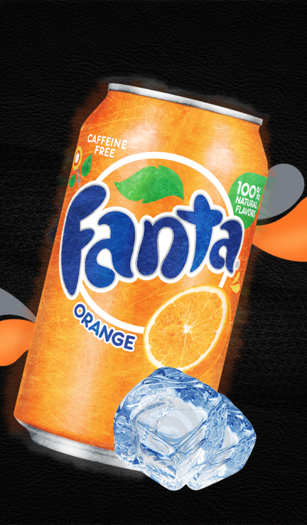 Банка холодной Фанты