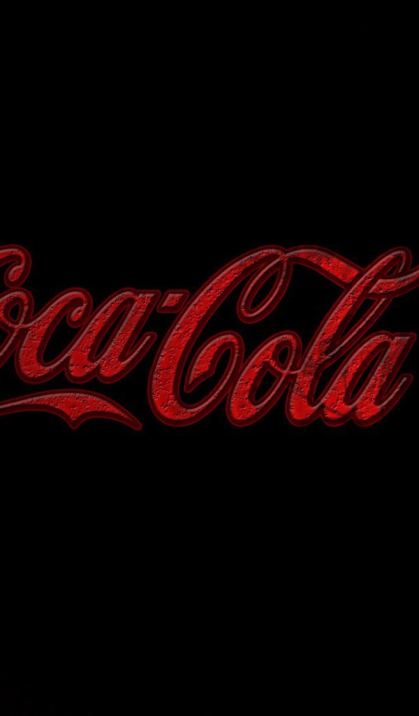 Напиток Кока-Кола, черный фон