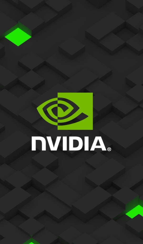 Логотип Nvidia в 3-Д