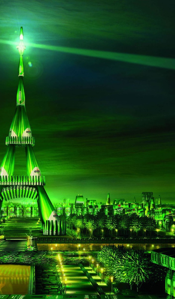 Париж в стиле пива Heineken