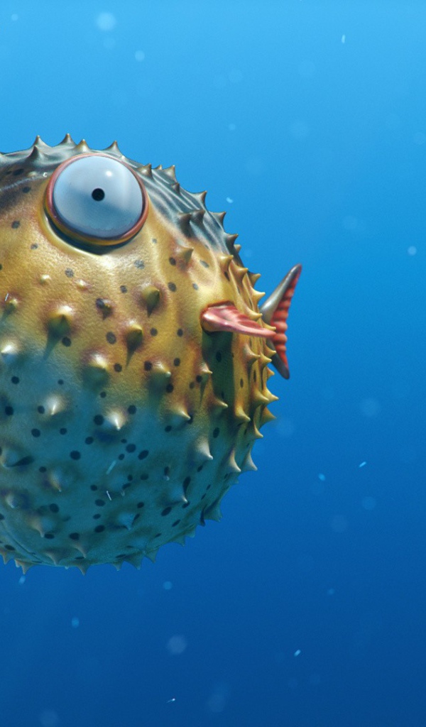 Рисованный мультфильм Corky the Blowfish