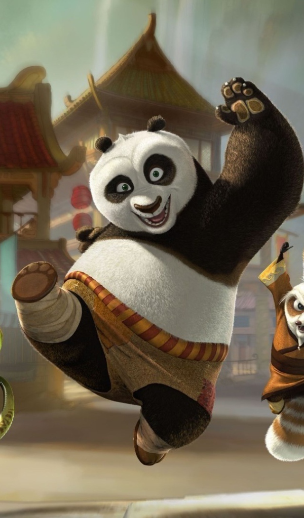 Животные из мультфильма Кунг-фу панда