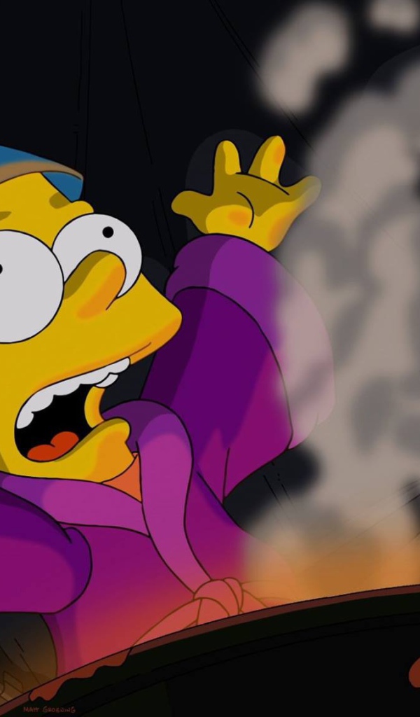 Барт Симпсон занимается колдовством