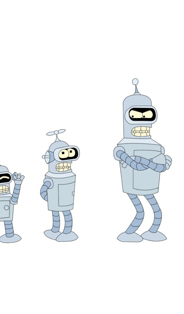 Бендер из Футурамы взрослеет