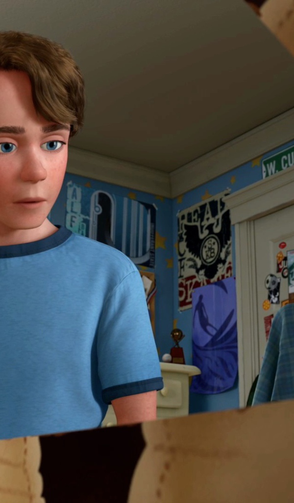 Мальчик из мультфильма История игрушек