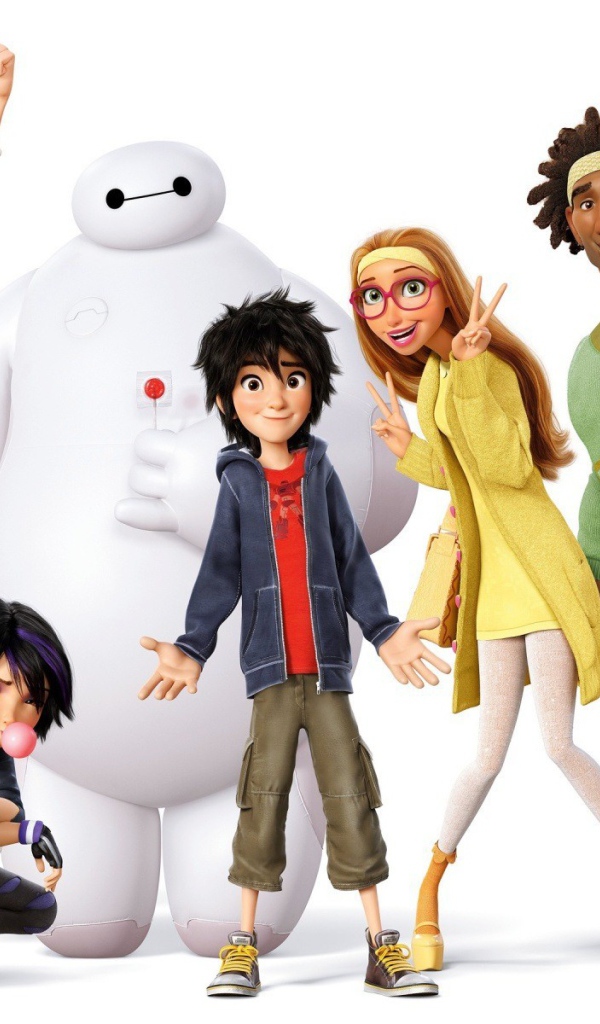 Персонажи мультфильма Город героев