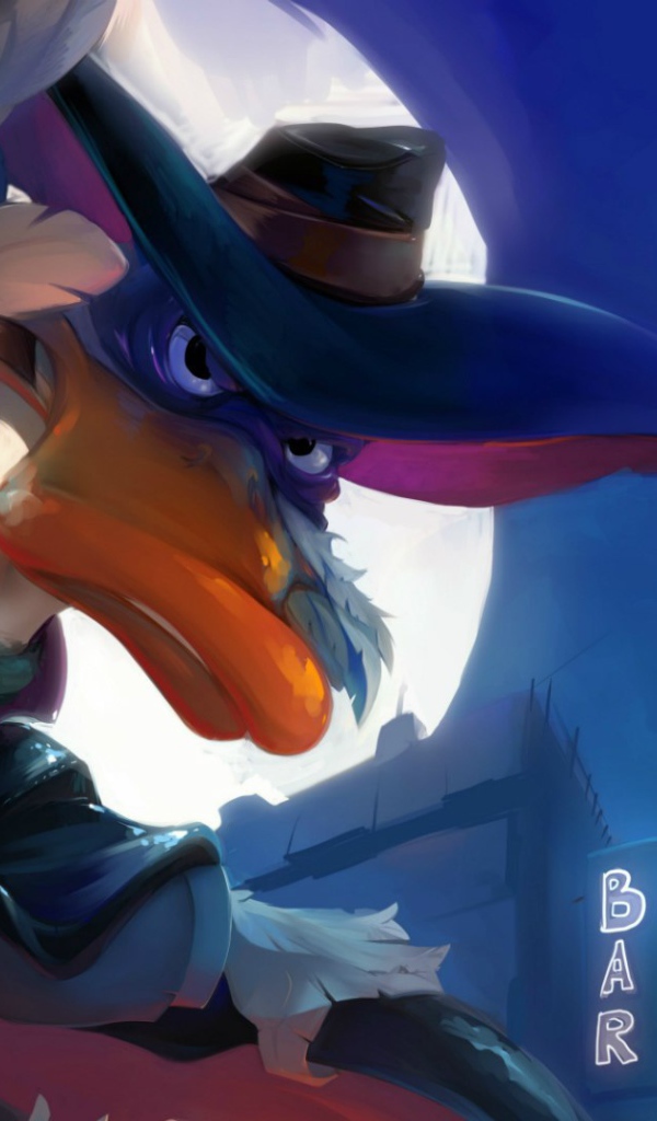 Утка из мультфильма Чёрный Плащ