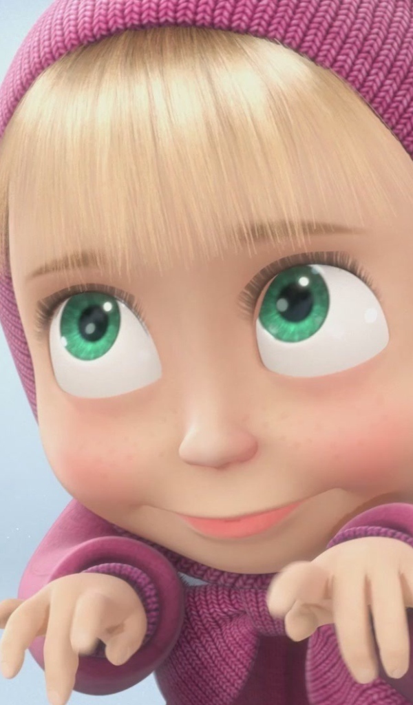 Зеленоглазая Маша, мультфильм Маша и медведь