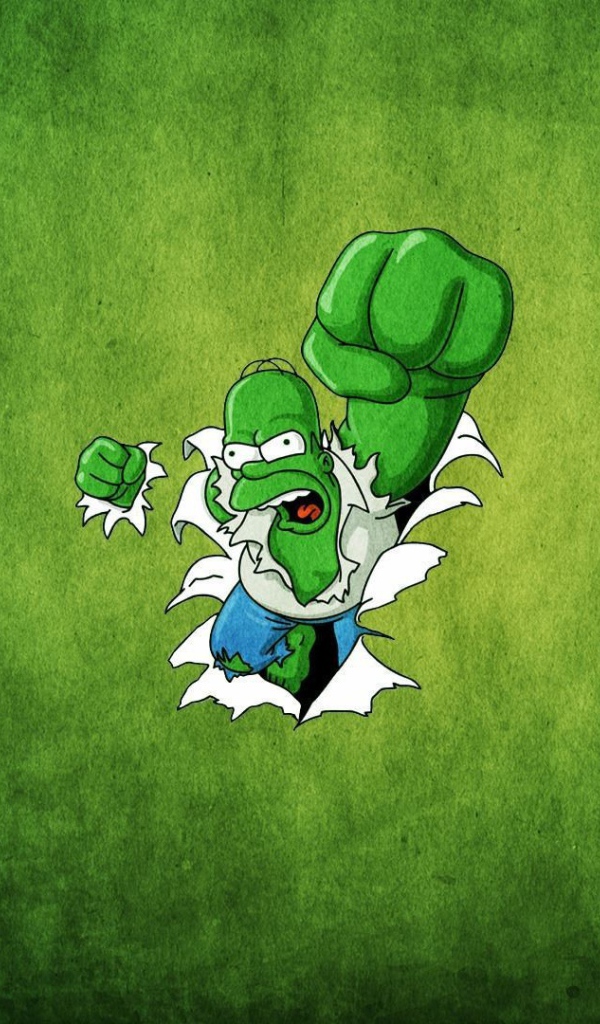 Гомер Симпсон в роли Халка