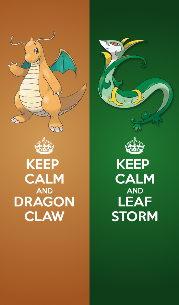 Сохраняйте спокойствие и используйте покемонов