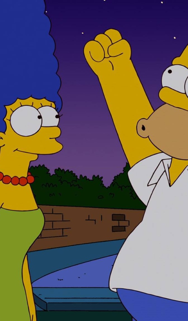 Мардж Симпсон с мужем