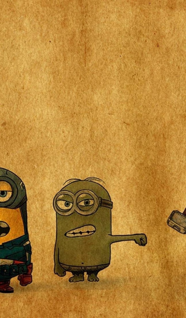 Миньоны в костюмах Мстителей