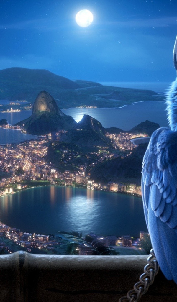 Попугай из мультфильма Рио