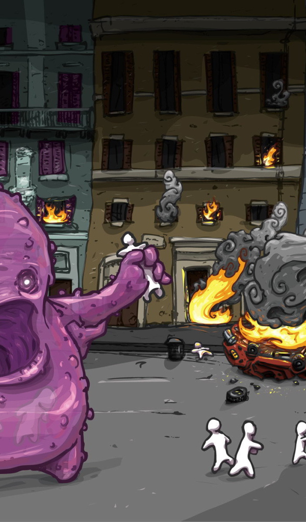 Розовый монстр