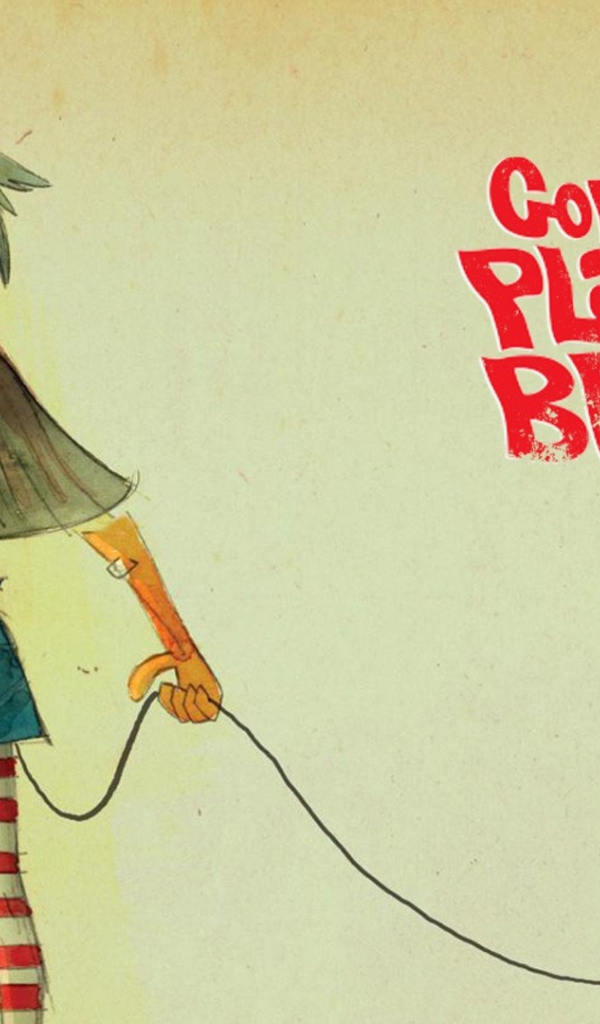 Постер арт проекта Gorillaz