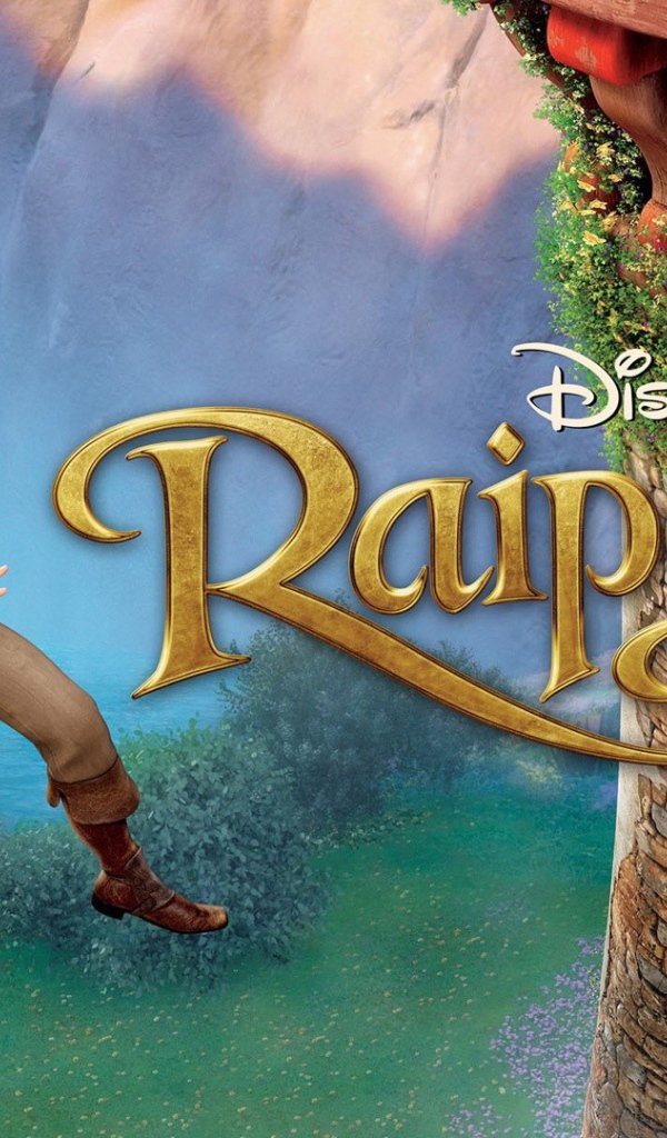 Принц на постере мультфильма Рапунцель