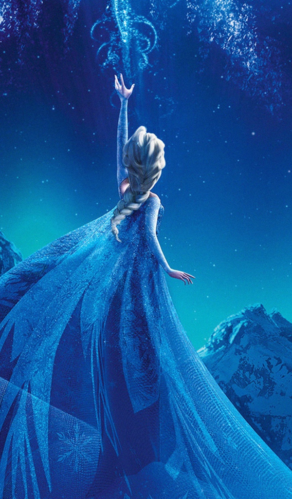 Принцесса Эльза в горах, мультфильм