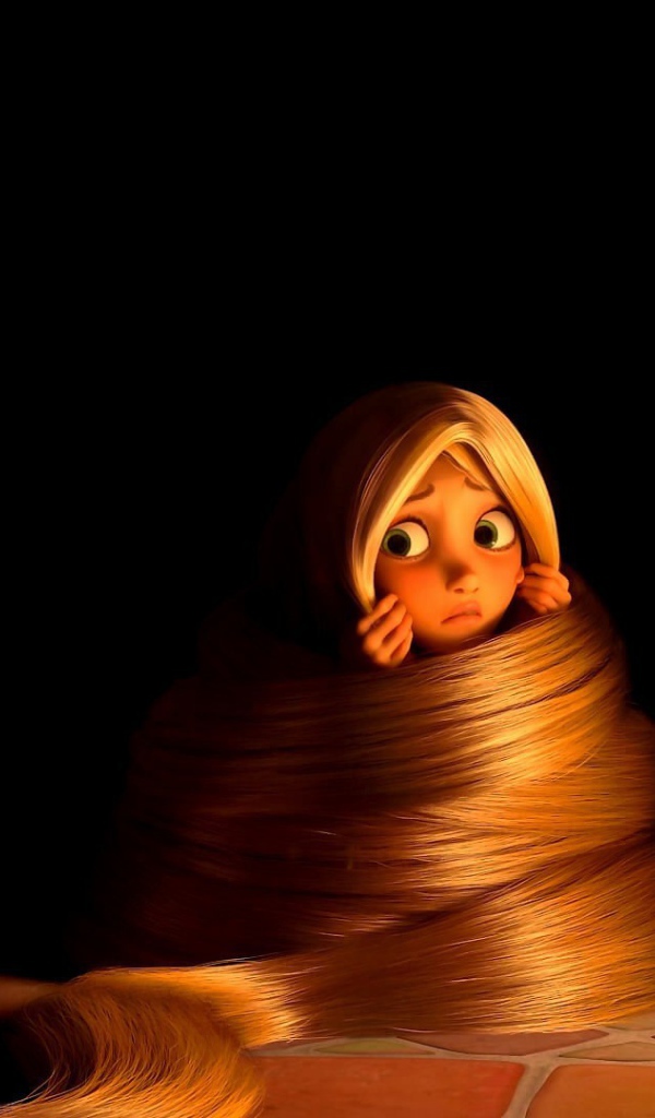 Рапунцель спряталась в волосах