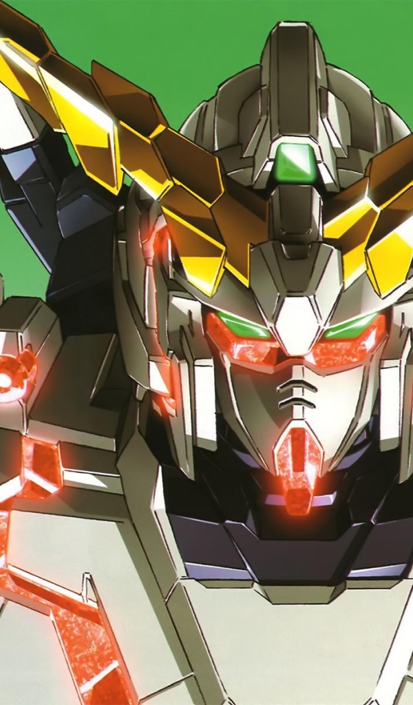 Робот из мультфильма Mobile Suit Gundam Unicorn