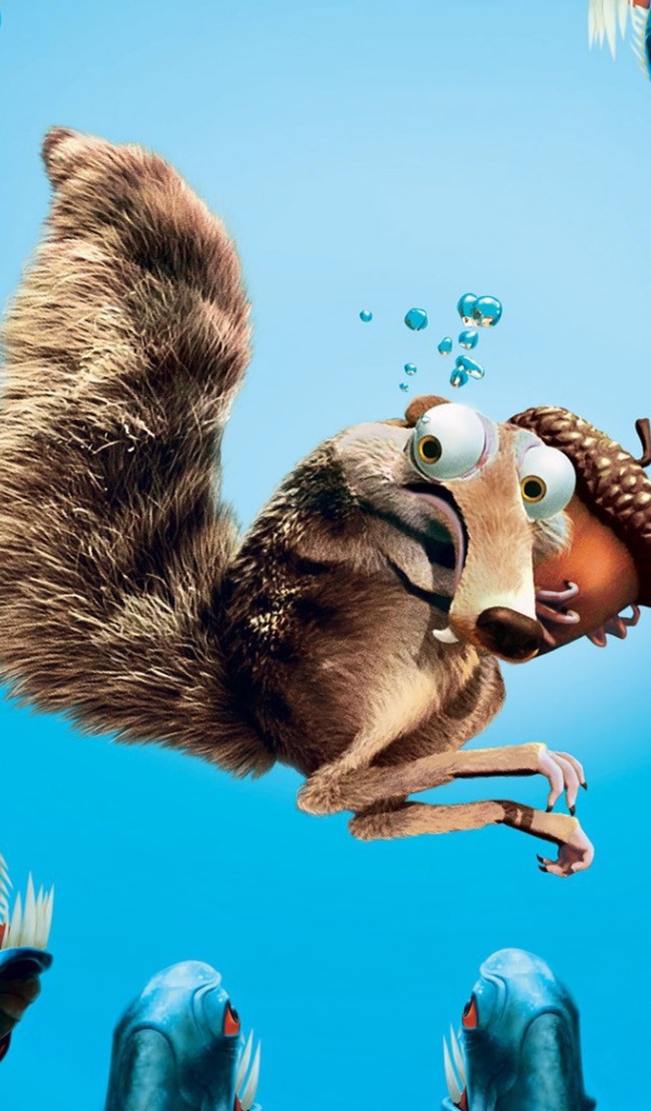 Белка с желудем, Ледниковый период