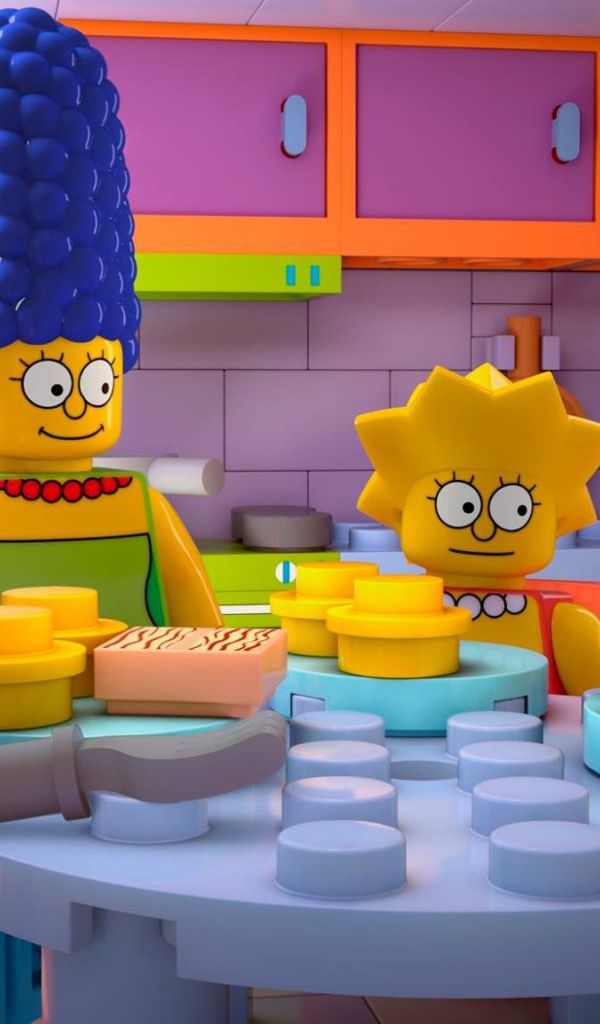 Симпсоны в стиле ЛЕГО