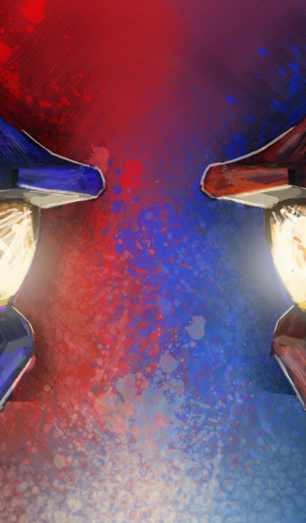 Два персонажа мультфильма Red vs. Blue