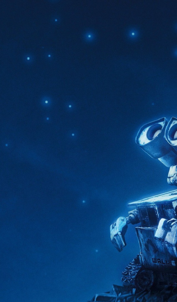 Робот WALL·E смотрит на звезды
