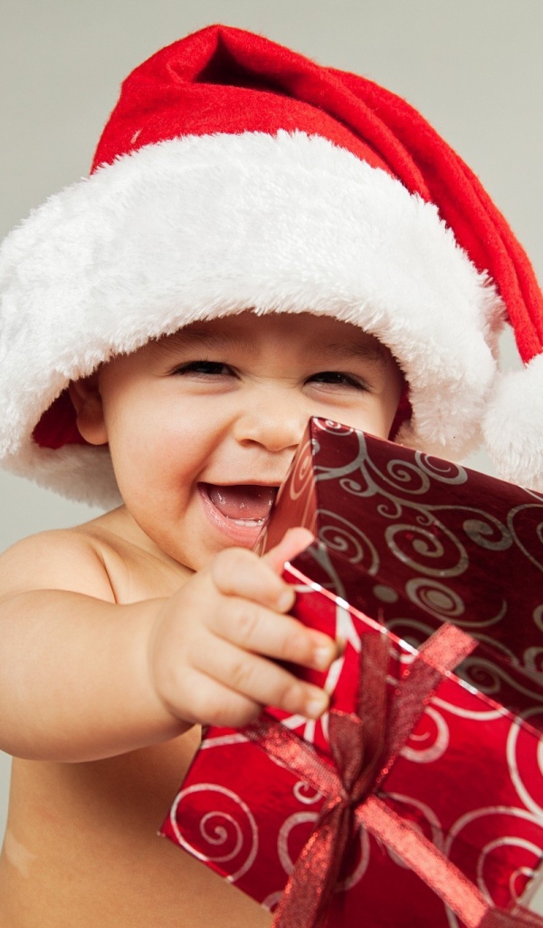 Ребенок Санта клаус