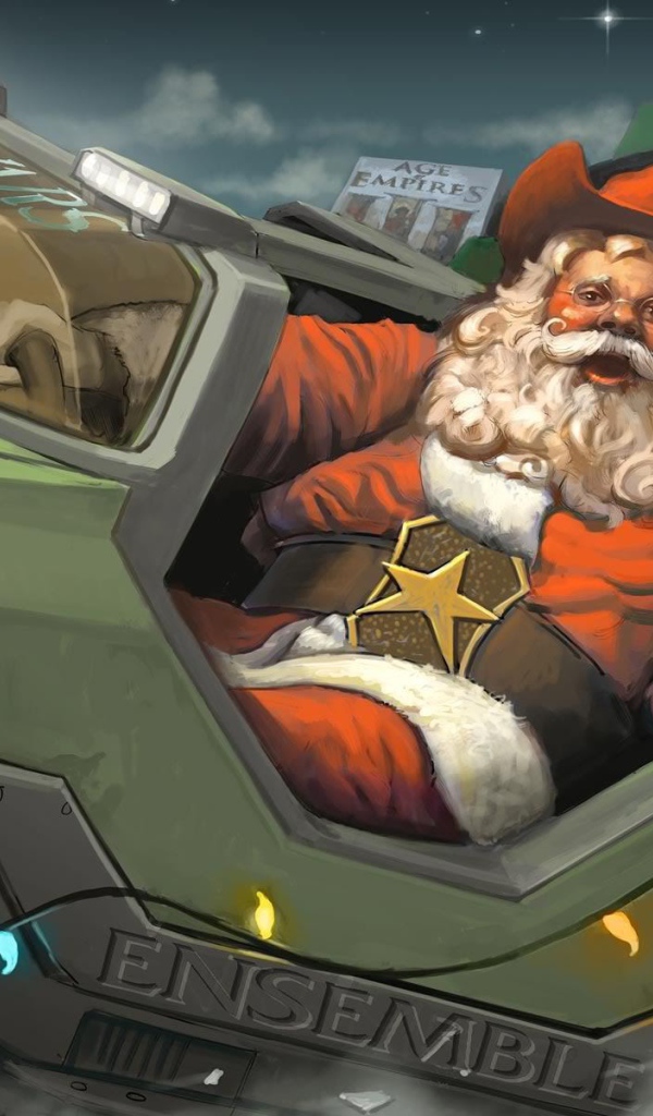 Военный Санта клаус