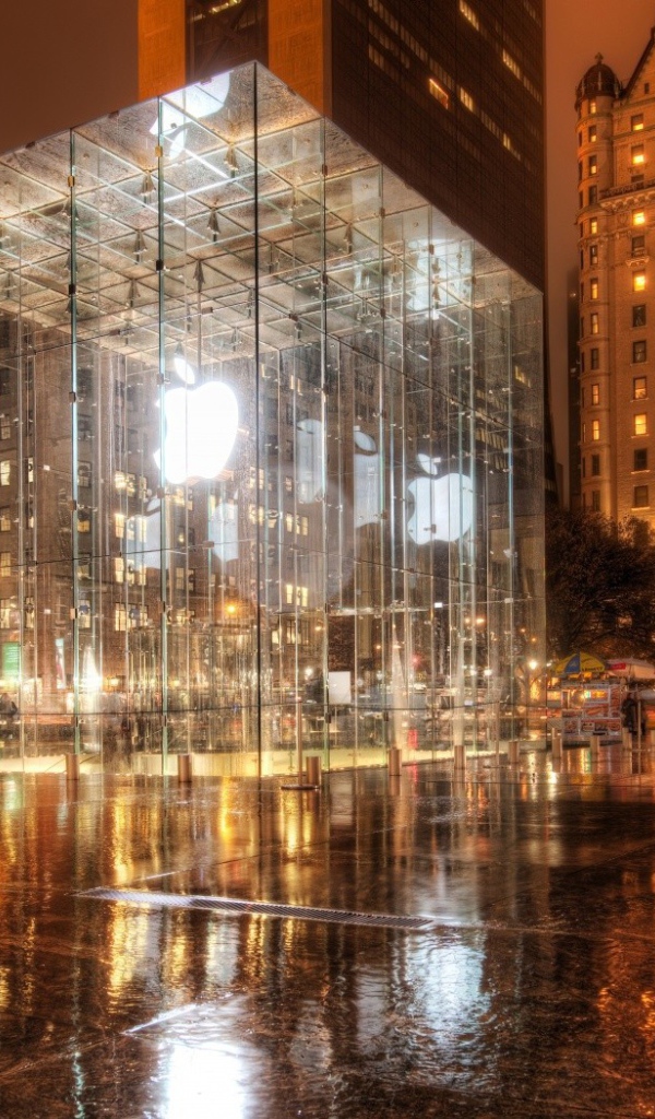 Магазин Эппл в Нью-Йорке