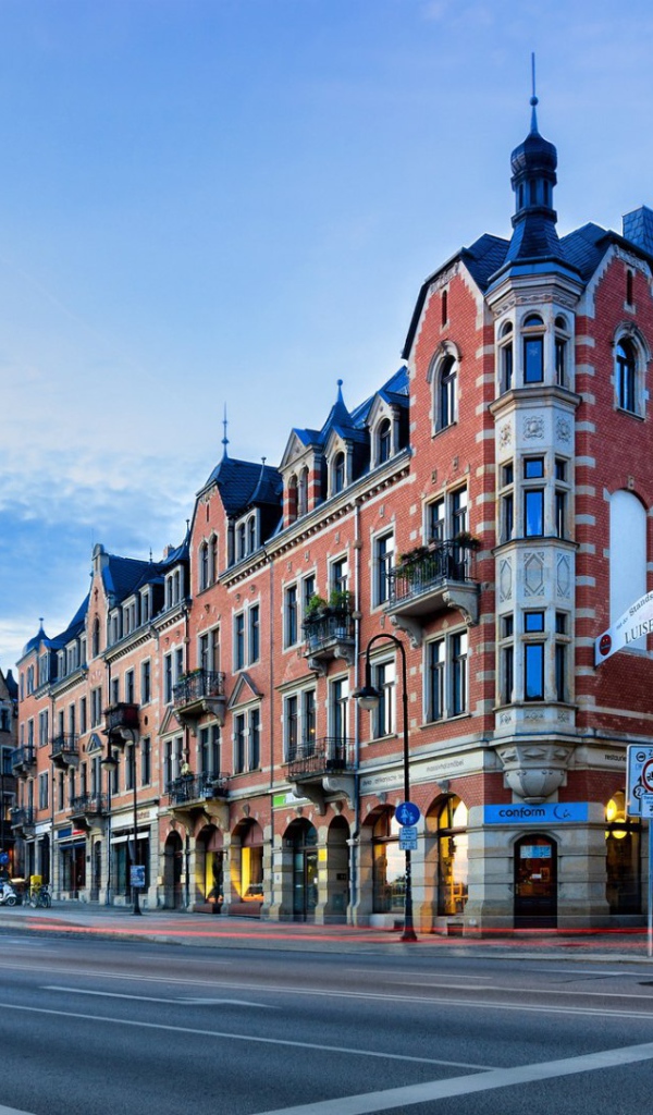 Площадь в Дрездене, Германия