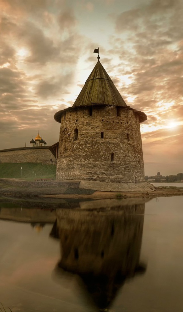 Крепость в Пскове Россия