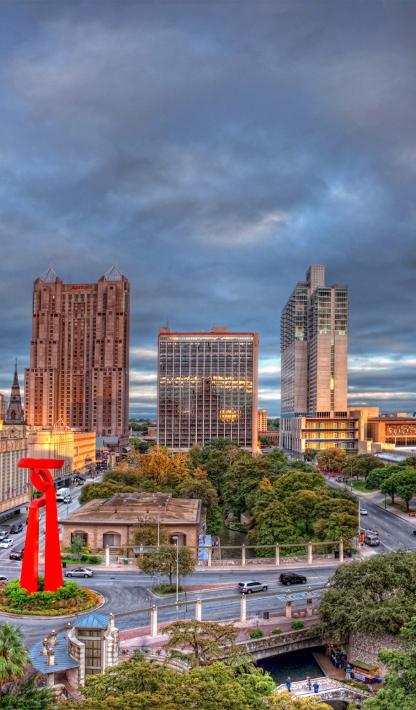 Центр города, HDR фото