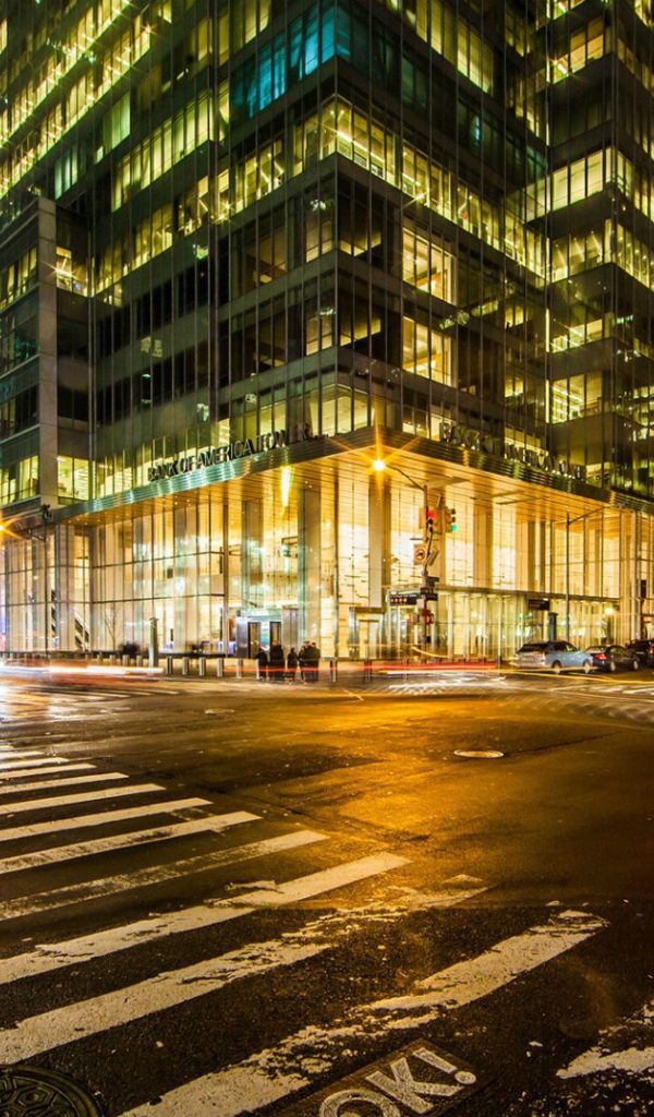 Перекресток в Нью-Йорке