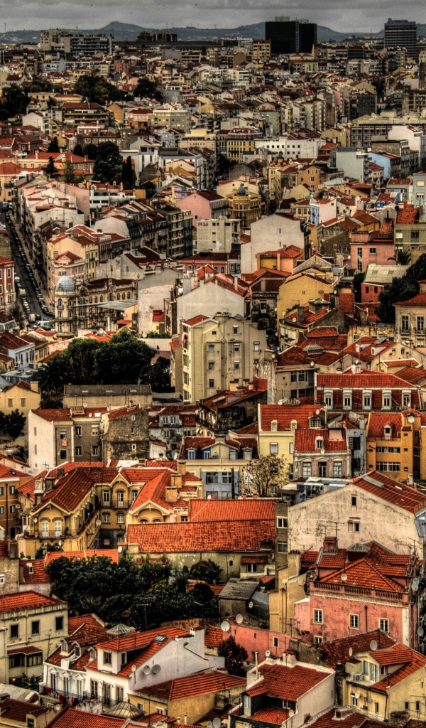 Плотная застройка в старинном городе