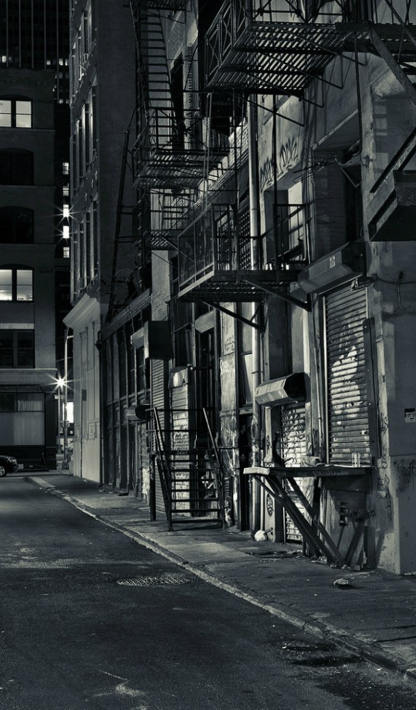 Вечерняя улица в Нью-Йорке