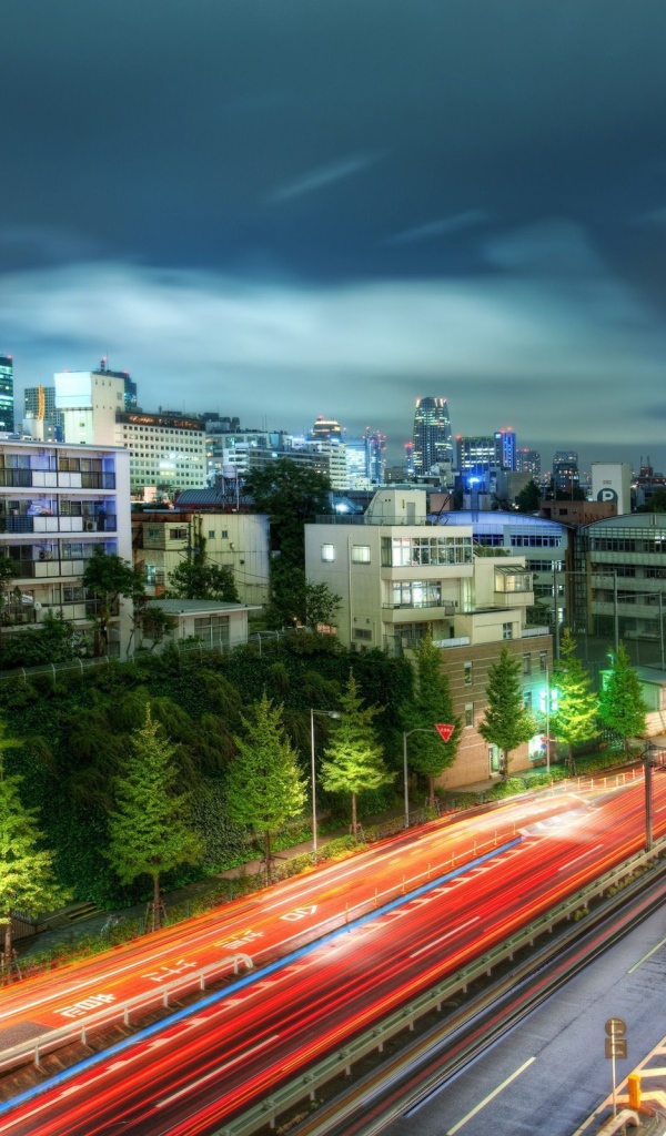 Вечерний пригород Токио