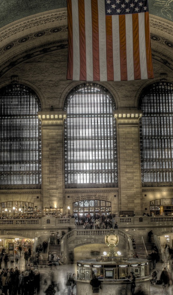 Внутри Центрального вокзала Нью-Йорка