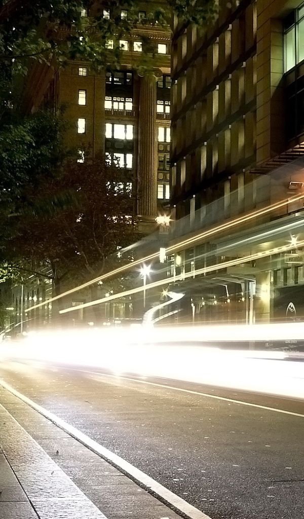 Свет оставленный автомобилями