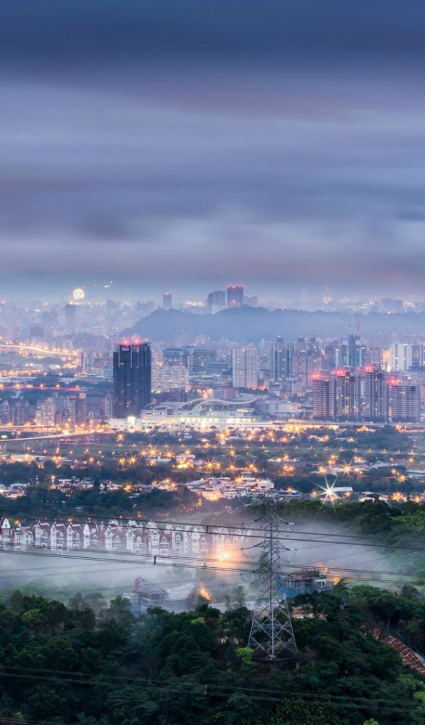 Туманный Тайбей на Тайване