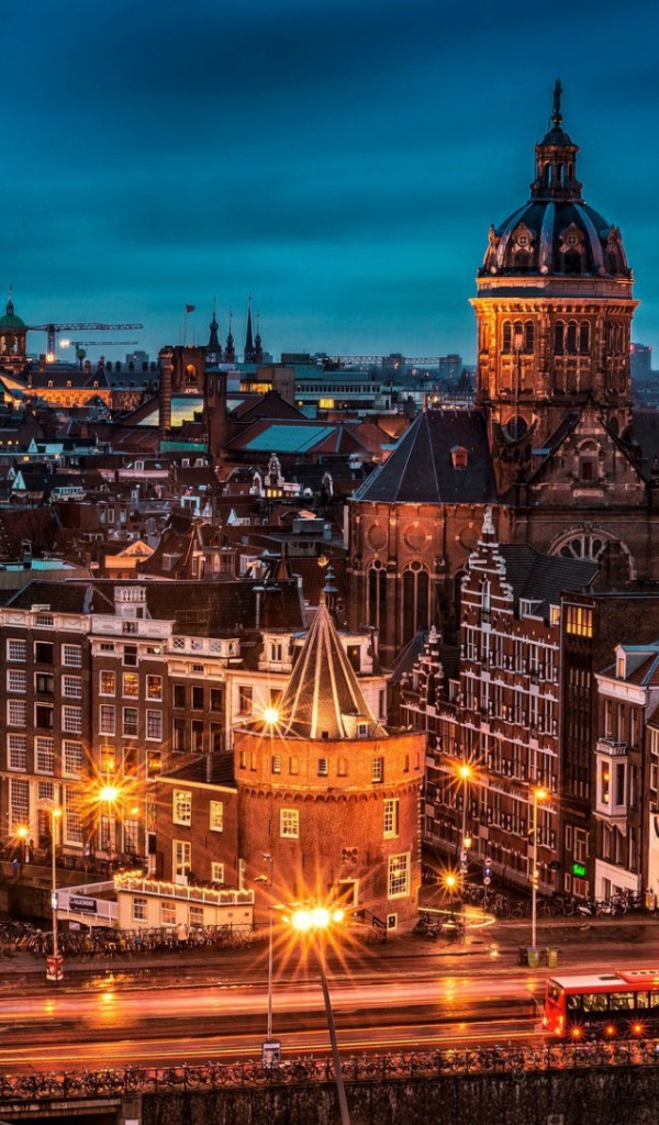 Ночной Амстердам, Нидерланды