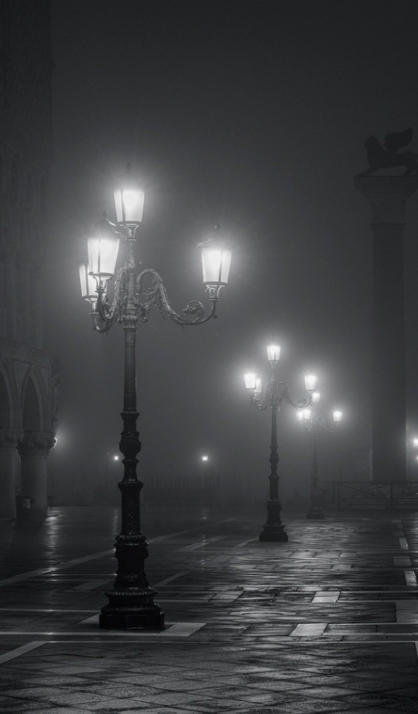 Ночная площадь Сан-Марко. Венеция.