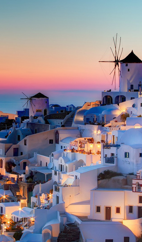 Ойя. Остров Санторини, Греция