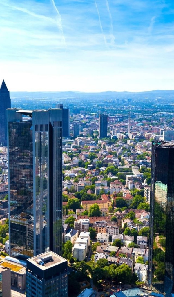 Панорама города Франкфурт