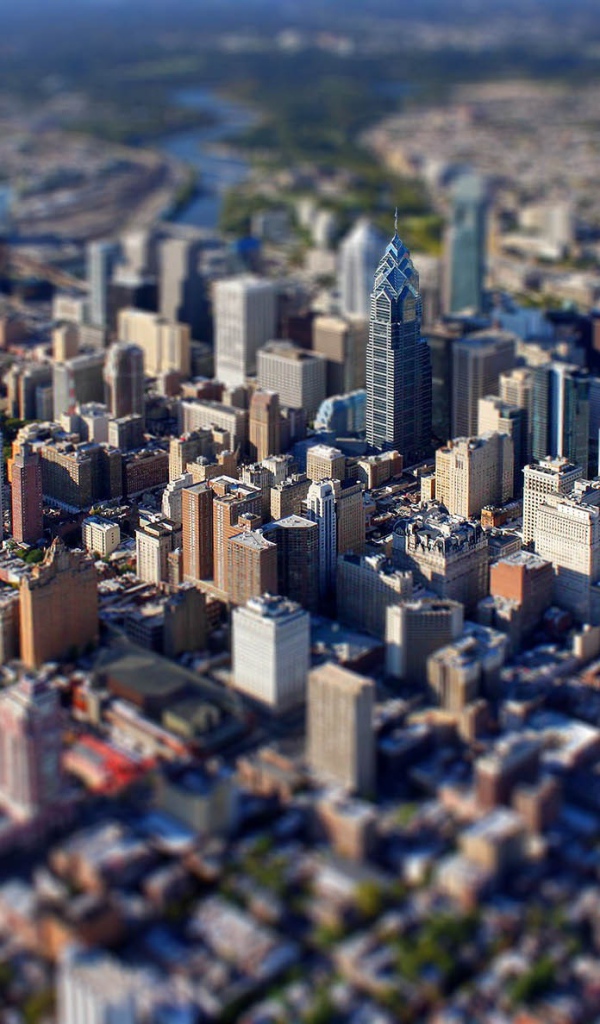 Панорама города Филадельфия