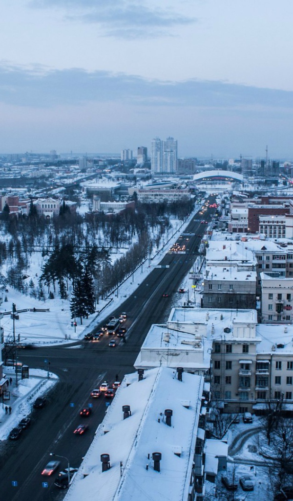 Панорама города Челябинск